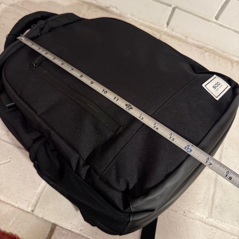 Solo New York Re Define Backpack, Black, Laptop Tote - Picture 15 of 16